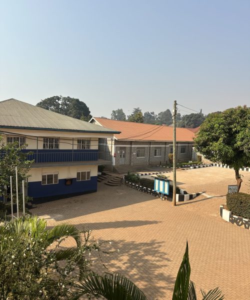 NASEC campus buildings and courtyard